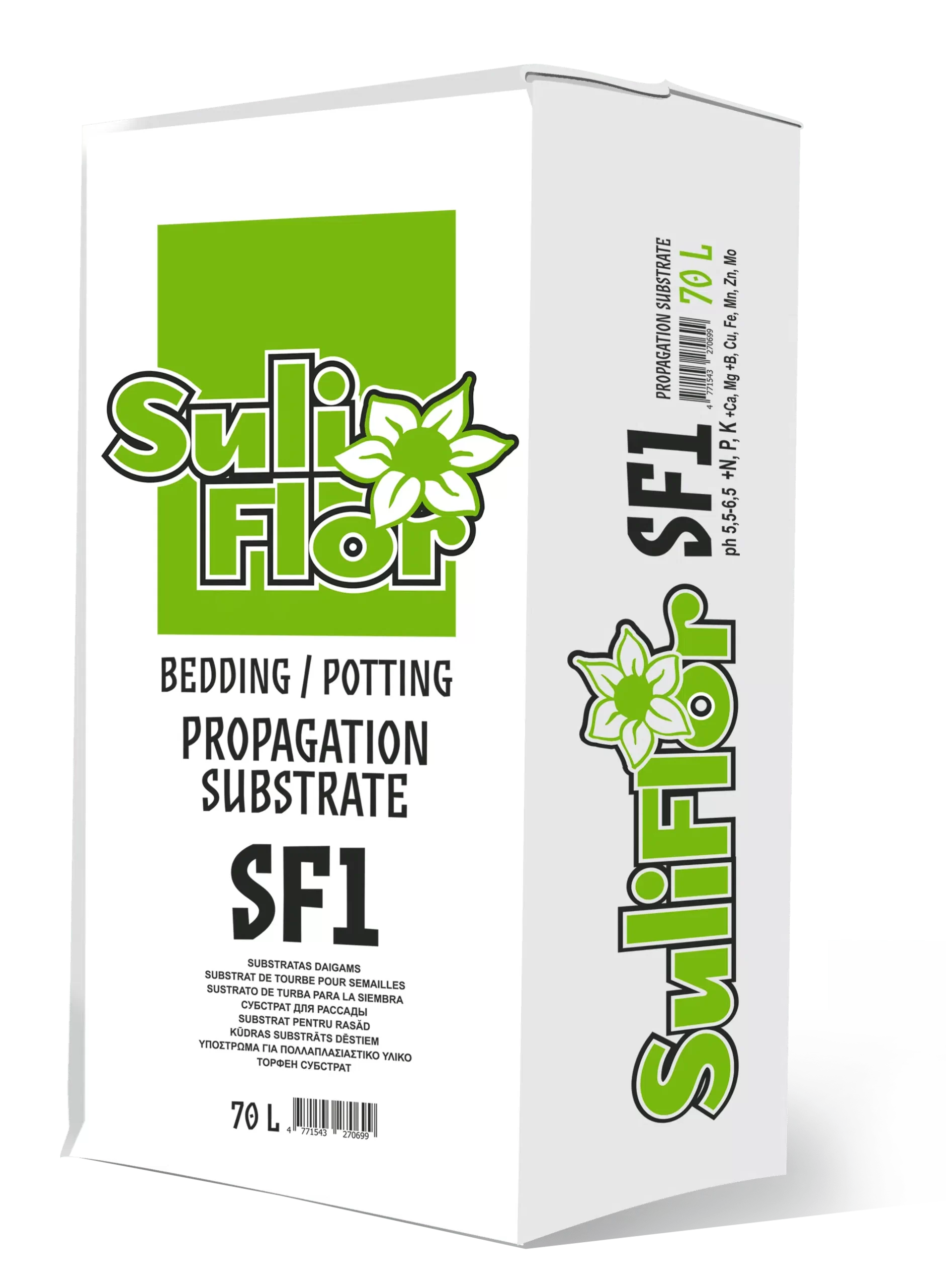 DURPIŲ SUBSTRATAS DAIGAMS SULIFLOR SF1